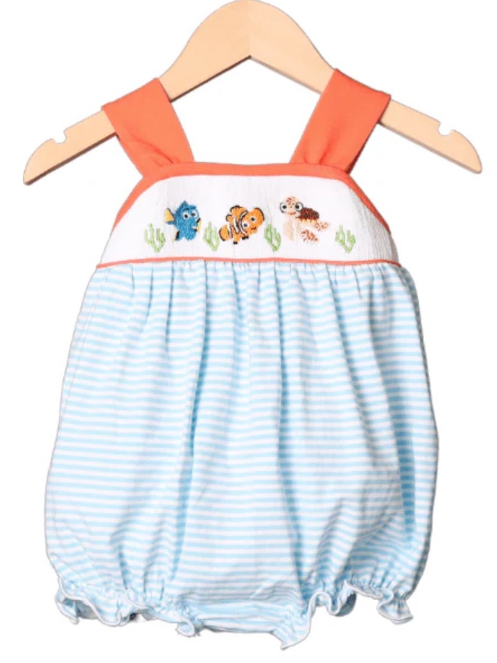 Finding Nemo girl smocked bubble